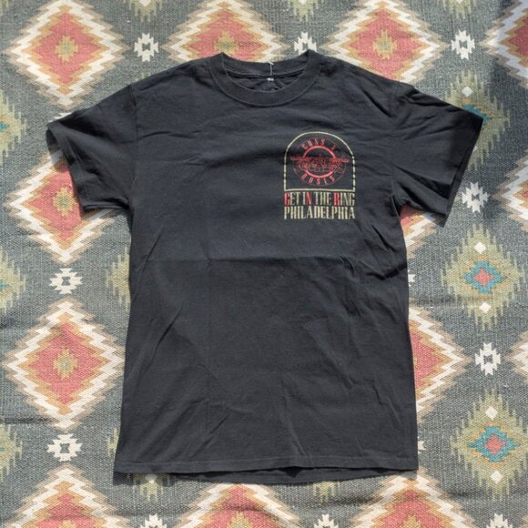 -S- GUNS N ROSES Concert T-Shirt | Philadelphia Rocky Collector Band Merchandise - Picture 2 of 4